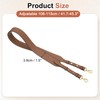 uxcell PU Leather Bag Strap, 41.7"-45.3" Adjustable Crossbody Replacement Straps