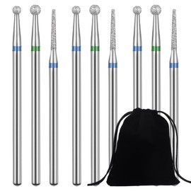 9 Stück Nagelfräser Bits Fräser Bit für Gelnägel Nagelfräser Aufsätze Nail Drill Bits Zum Entfernen Hartnäckiger Nagelhaut und Reinigen Des Nagelbetts mit 1 Aufbewahrungstasche