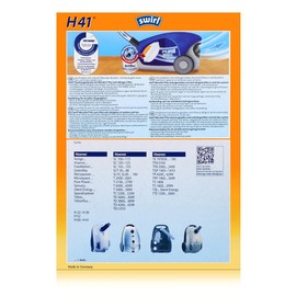 Swirl H 41 AirSpace original – Microfibre Vacuum Dust Bags Pack Of 4