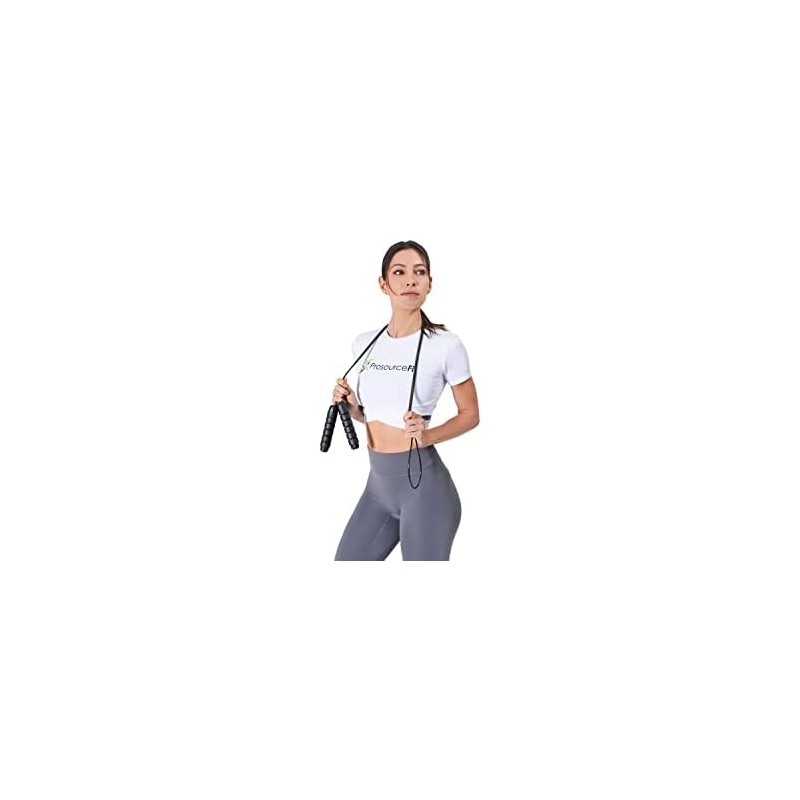 ProsourceFit Speed Jump Rope up to 8 Foot Adjustable Length