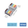 16 Pcs Pluggable Wire Connectors for AWG 24-12, Hand Protecting