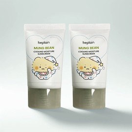 non-plane Be Plain Mung Bean Cooling Moisture Sun Cream 50ml x 2 / 비플레인 녹두 쿨링 수분 선크림 50ml 2개