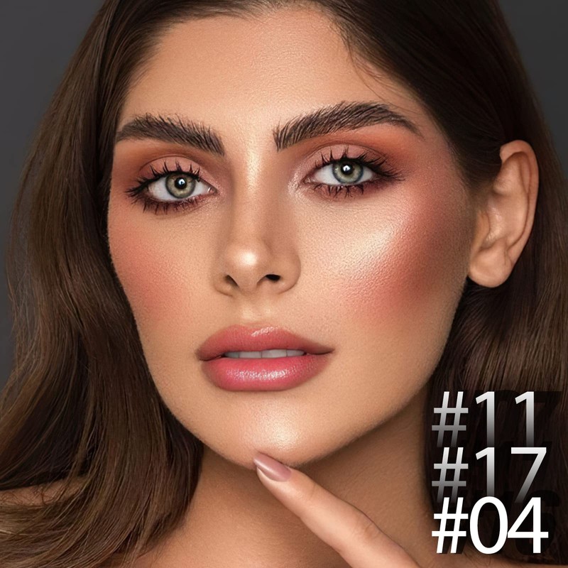 FALOCUTUS 3 Pcs MEDIUM Contour Stick Set,Cream Blush & Highlighter