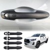 SUERAUTO4X4 Door Handle Cover for Toyota Hilux N80 2015-2025 Revo