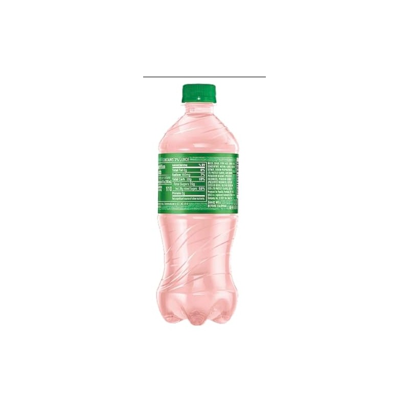 Dole Strawberry Lemonade 20 oz Soda Bottles (Pack of 24)