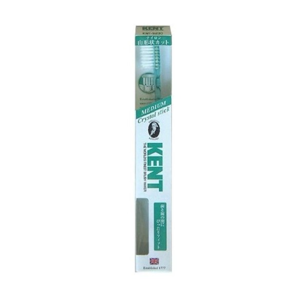 Kent (Kent) Crystal Stick Nylon Toothbrush Normal knt9230 Emerald Green