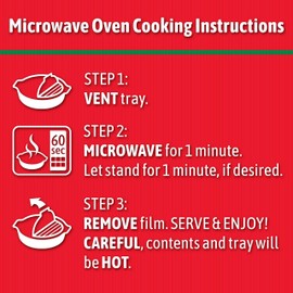 HORMEL COMPLEATS Chicken Breast & Mashed Potatoes With Gravy Microwave Tray, 10 oz (Pack of 6)