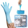 Molain Corporation Disposable Gloves, Nitrile Rubber Gloves, Glacier High Jean