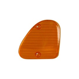 cyclingcolors Orange Indicator Glass Headlight Protector Front Left Plastic Motorcycle Scooter Moped Compatible with Piaggio Ape