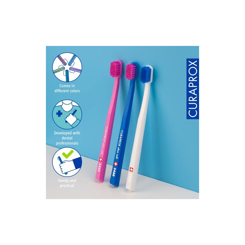 Cepillo de dientes ultrasuave Curaprox CS 5460 – Para dientes