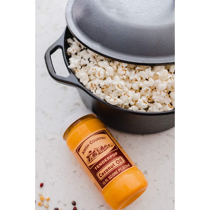 Amish Country Popcorn | Coconut Oil | Vegan, Tree Nut