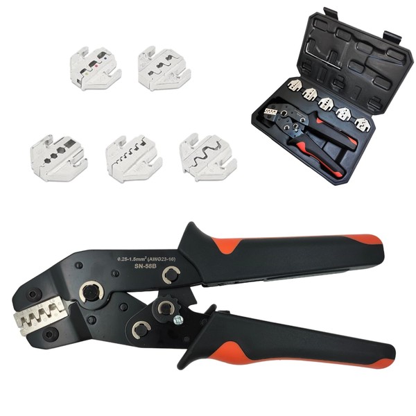 AUTO OCCASION Crimping Tool Plug-in Crimping Pliers with Five Pairs