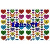 XIAXIN TSS-652 Waterproof Hologram Glitter PVC Heart Sticker Sticker Set