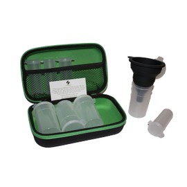 STAT Fitness Powdered Supplement Case Green