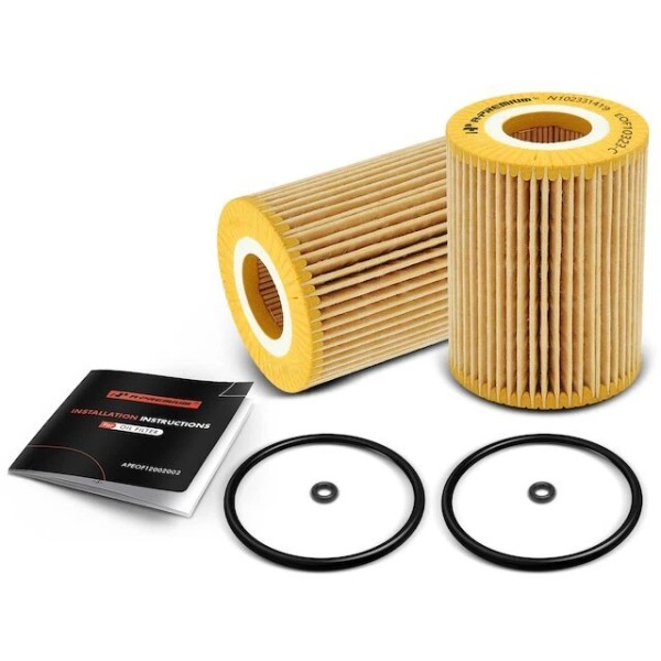 Autopart Premium 66WZ36Q Engine Oil Filter Set Fits 2010-2013 Mercedes