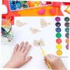 50Pcs Wooden Bird Craft Embellishments, Natural Unfinished Wood Slices for