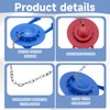 Toilet Flapper 2 Inch Replacement Kit, Universal Toilet Tank Flapper,