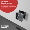rhinocables Metal 1 Gang Single Socket Back Box, Single Pattress