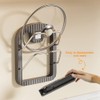 Kitchen Wall Mount Pan Lid Holder, Pot Lid Organizer Holder