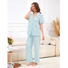 Bloggerlove 100% Cotton Pajamas for Women Set 2 Piece Short