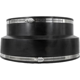 10" x 10" DEKS Flexible Couplings DX1002-1010 -To Connect Clay to Clay or Plastic. For Non-Pressure Drain, Waste and Vent Pipe Only