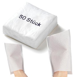 Theracaso Vlies Waschhandschuhe – | Saugstark & Reißfest | Hygienische Körperpflege für Baby-, Erwachsenen- & Senioren | Weich & Sanft zur Haut | für Pflege, Reise & Klinik (1, Vlies-15,5x23cm)