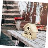 Toddmomy House Bird Nest Unfinished Wood Birdhouse Kits Unpainted Bird