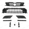 NAYSON 9PC For Jetta 2015-2018 Front Upper Lower Chrome Grille
