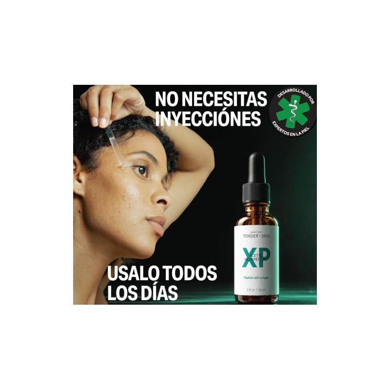 Sérum Facial Antiedad XP Péptidos Antiarrugas Argirelina Concentrada| Reduce Líneas
