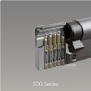 Yale Series 500 Series 105023040002201 Safety Cylinder Nickel-Plated 35 x