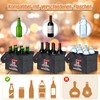 Alishomtll Birthday Gift Bottle Bag for Men, gray, Handbag holder