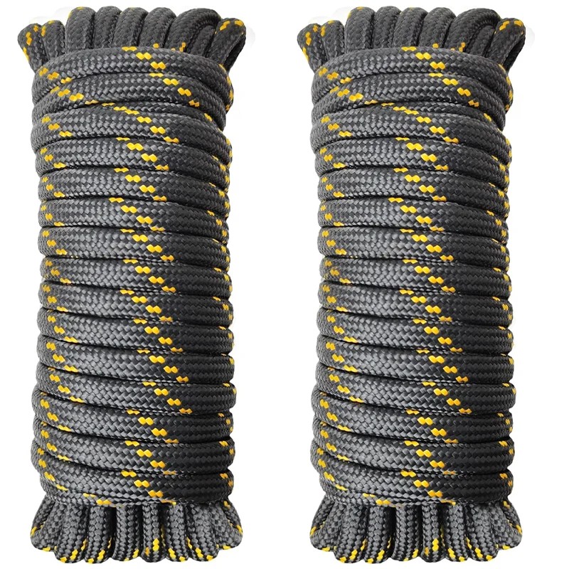 Diamond Braided Polypropylene Rope Nylon Rope Mix Thick Heavy Duty