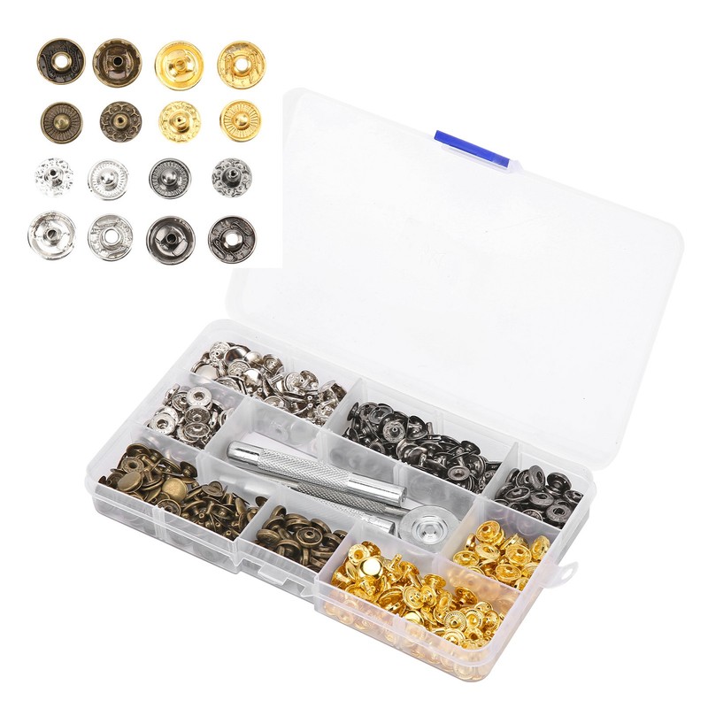 Sewing Buttons Practical Lightweight Iron Snaps Replaceable Clothes Decoration for