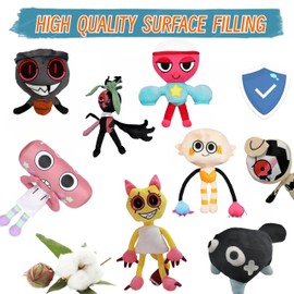 SereneSage Horror Games Plush, Soft Stuffed Animal Toy Plushies Pillow Doll for Fans Birthday Gifts Home Decor (Off-white)