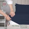 Rohi Easy Care Plain Dye 25cm 3/4 Fitted Sheet -