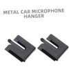 CAXUSD 6pcs Radio Microphone Hanger Metal Clip Holder for Cars