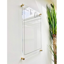 Large Clear Acrylic To Do List for wall | Dry-Erase Message White Board Calendar Wall Mounted Office Home Family Organization Tools Must Haves School Kids Adult Mom Teen Monthly Weekly ADHD Tools