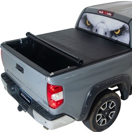 Logan Tonneau Cover Soft Roll up for 2022 2023 2024 Toyota Tundra,Truck Bed Covers Compatible with 2022 2023 2024 Toyota Tundra 5.6FT