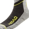 HEAD Unisex Kneehigh socks, Dark grey / yellow, 31