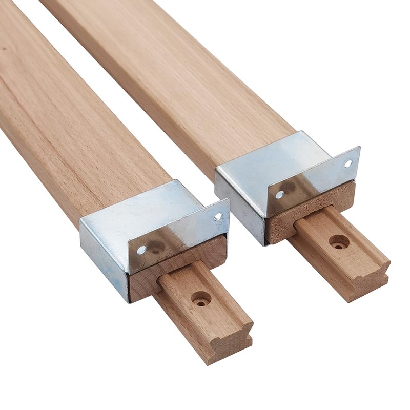 Btibpse Wooden Drawer Slides 16 Inches Classic Wood Center Guide