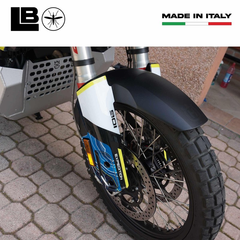 labelbike - 3D Motorcycle Mudguard Sticker Compatible with Husqvarna Norden