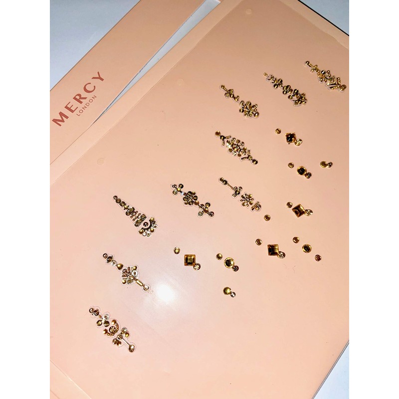 Priyanka Gold Bindis Multipack // Mercy London // Indian Bindis