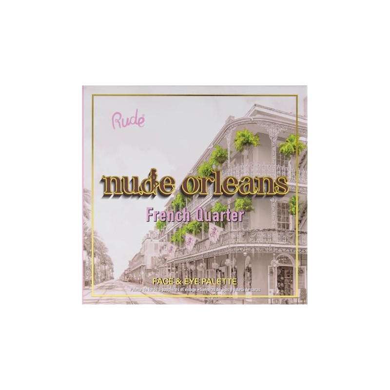 Nude Orleans Eyes and Face Palette by Rude Cosmetics for