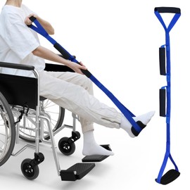 48 Inch Long Leg Lifter, Rigid Leg Lifter Strap With EVA Handgrips &Foot Loop, Leg Lifter After Hip Replacement&Knee Surgery Recovery Aids Kit,Leg Lifters Getting Legs In And Out Of Bed,Car,Wheelchair