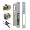 Storefront Door Lock， Aisecure Commercial Mortise Lock with Hook deadbolt