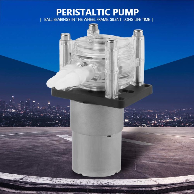 Walfront DC 12V High Peristaltic Pump, Modern Style, Plastic Material,