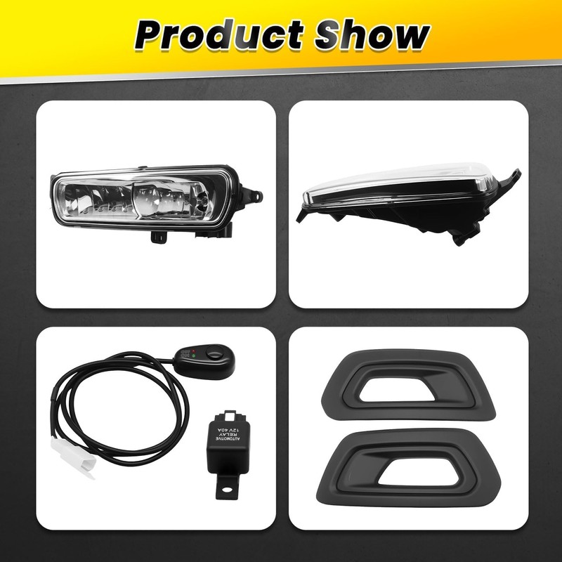 OsyphereX Fog Light Assembly Compatible with Transit 2020 2021 2022
