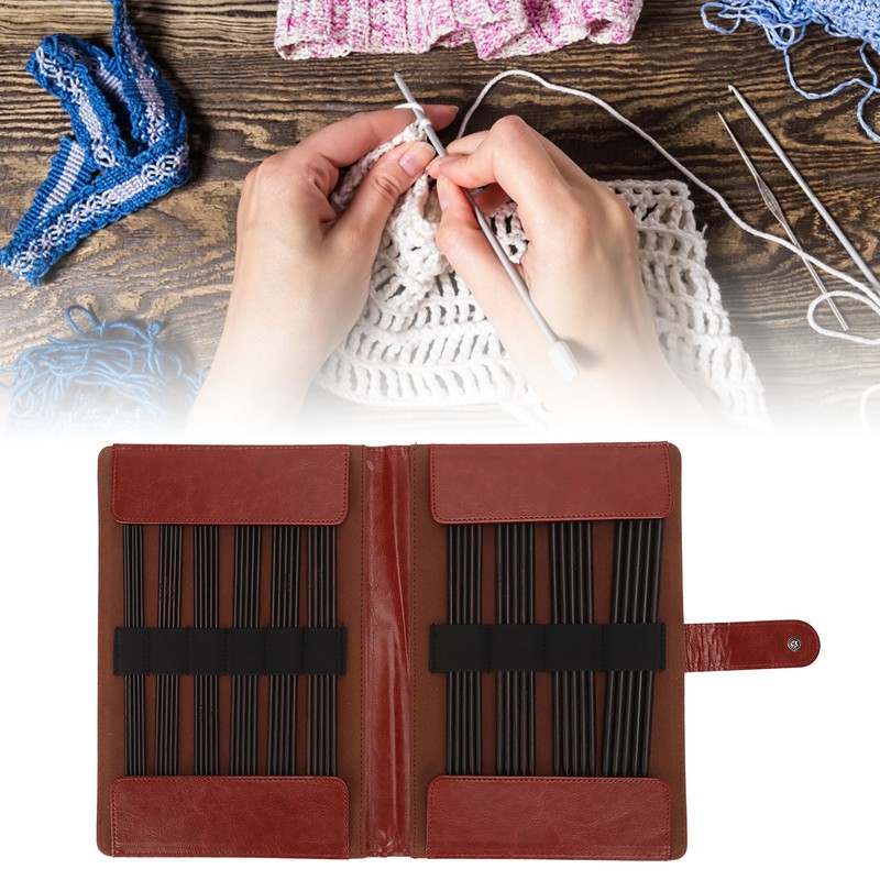 50Pcs Wood Knitting Needle Double Pointed Finely Polished Smoothing Knitting