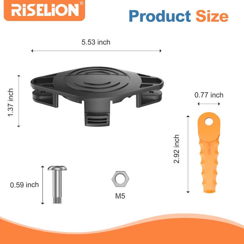 RISELION Weed Eater Bladed Head Compatible with Black and Decker
