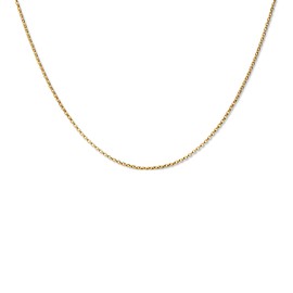 LILLY MARIE Women's 333 Gold Neck Gold Chain 333 Length Adjustable Satin Bag with Extension, Gold, gold